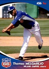 2009 Inland Empire 66ers Grandstand #14 Thomas Melgarejo Veracruz Mexico MX Card