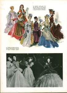 Publicité ancienne spectacle théâtre mode 1951 issue de magazine - Picture 1 of 1