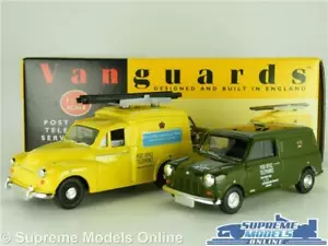 MORRIS MINOR & MINI MODEL VAN CAR POST OFFICE TELEPHONES 1:43 VANGUARDS PO2002 - Picture 1 of 6