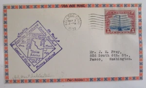 COVER "1931 CACHET DEDICATION of SHOSHONE COUNTY AIRPORT IDAHO" - Picture 1 of 4