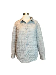 Lululemon Women’s 10 Gray Switch Please Shacket Snap Button Jacket Quilted - Picture 1 of 9