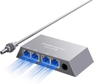 Starlink Gen 3 Ethernet Adapter 4-portowy gigabitowy router internetowy Połączenie przewodowe - Zdjęcie 1 z 8