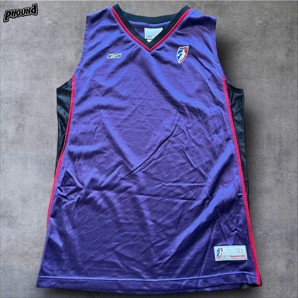 Vtg Reebok WNBA Sacramento Monarchs Blank Jersey Youth XL - Image 1 of 4