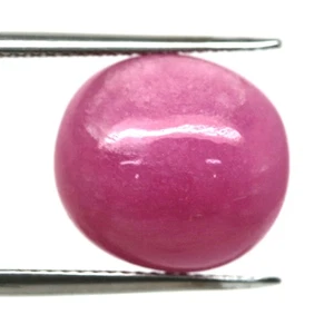 12.95 CT. Heated Pink Ruby Madagascar Oval Cabochon - Picture 1 of 4