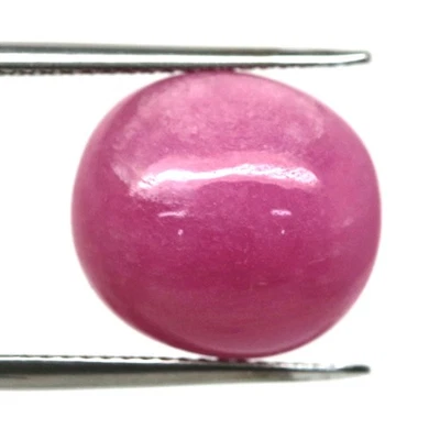 12.95 CT. Heated Pink Ruby Madagascar Oval Cabochon - Image 1 of 4