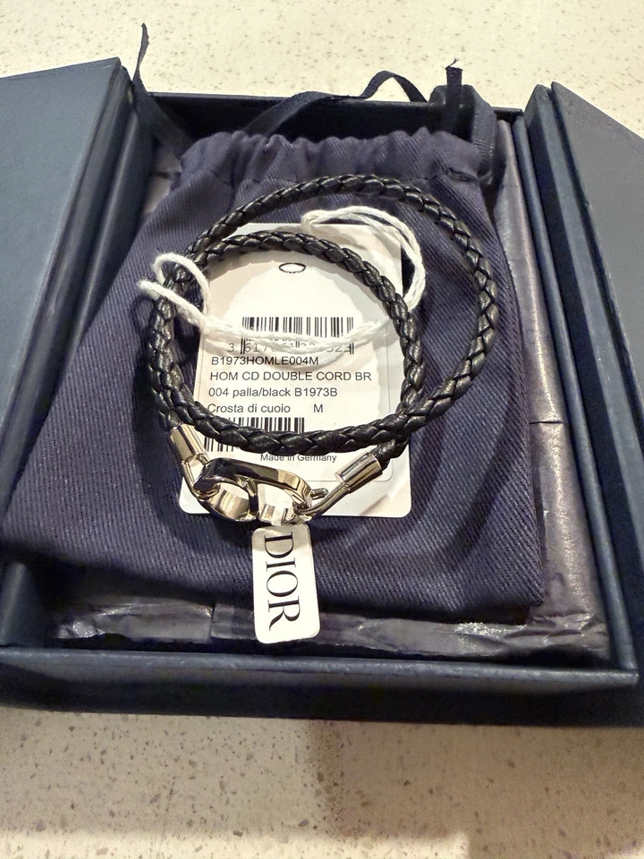 Pulsera de cuero trenzado Dior Foto 1 de 4