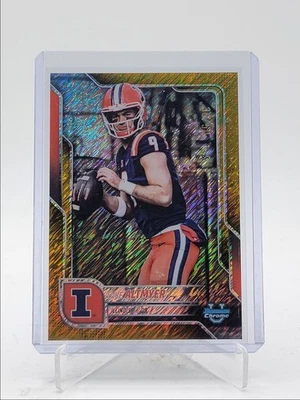 LUKE ALTMYER 2025 BOWMAN UNIVERSITY CHROME GOLD SHIMMER /50 Q4282 - Image 1 of 2