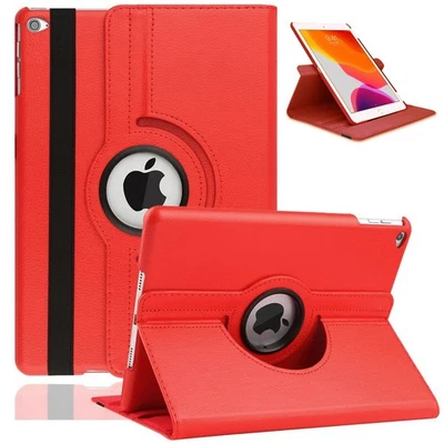 Funda para Apple iPad 5to 6to 9,7 pulgadas 360 grados soporte giratorio cubierta de cuero PU Foto 1 de 4