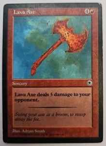 MTG Magic The Gathering Card Lava Axe Sorcery Red Portal 1997 - Picture 1 of 2
