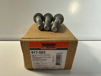 Perno de cubo de rueda Dorman 917-503 Buick Cadillac Chevrolet (paquete de 3) delantero/trasero 🏁 Foto 1 de 3