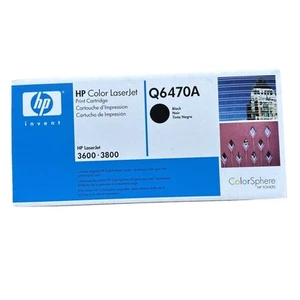 Cartucho de tóner láser HP Q6470A 6000 páginas - negro - Imagen 1 de 5