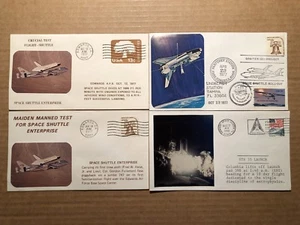 13 CUBIERTAS DIFERENTES RELACIONADAS CON TRANSBORDADORES ESPACIALES DE 1977-1990 - Imagen 1 de 4