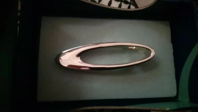 *Rarität* Pierre Lang Anhänger Schlicht Oval Sterling Silber OVP - Bild 1 von 4