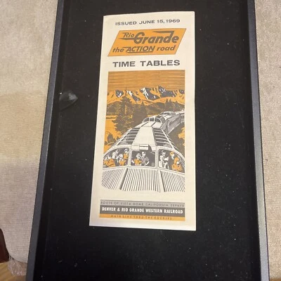 1968 Rio Grande  Railroad Time Tables Denver & Rio Grande Western November 1 - Image 1 of 4
