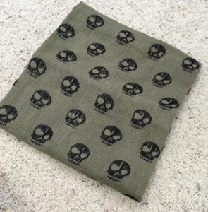 NWOT Triple Aught Design Mean T Skull Shemagh OD Green TAD Scarf Covering - Picture 1 of 8