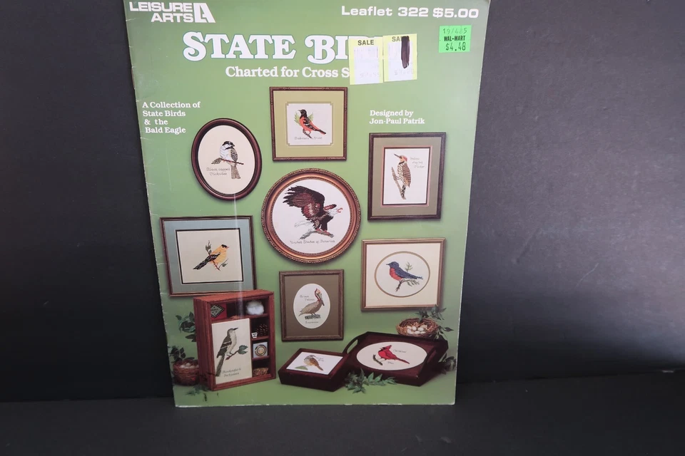 CHOICE BIRD Birds Cross Stitch Pattern Book Hummingbird Bluebird Songbird House - Image 1 of 1