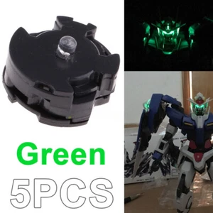 5X GREEN LED Lights MG 1/100 QANT Raiser Gundam 00Q 00R Jesta RX78 3.0 EXIA Nu - Picture 1 of 3