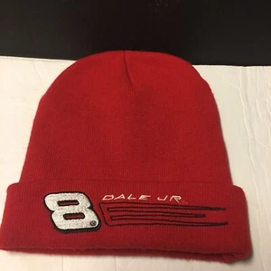Dale Earnhardt Jr. Winter Hat Red Knit Beanie JR Motorsports #8 NASCAR - Picture 1 of 13