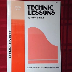  Bastien Piano Library TECHNIC Lessons LEVEL PRIMER WP11 - Bild 1 von 2