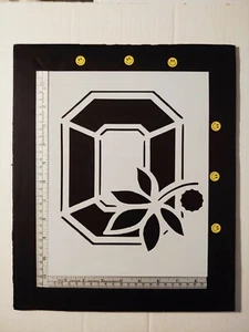 Ohio State Buckeyes 8,5" x 11" benutzerdefinierte Schablone SCHNELLER KOSTENLOSER VERSAND - Bild 1 von 2