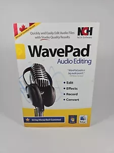 NCH Software WavePad Audio Editing for PC & Mac - NEW & SEALED - Picture 1 of 5