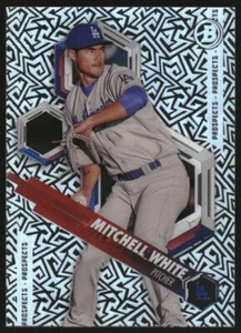 2018 Bowman High Tek Prospects Zig Zag #PHTMW Mitchell White - Picture 1 of 2