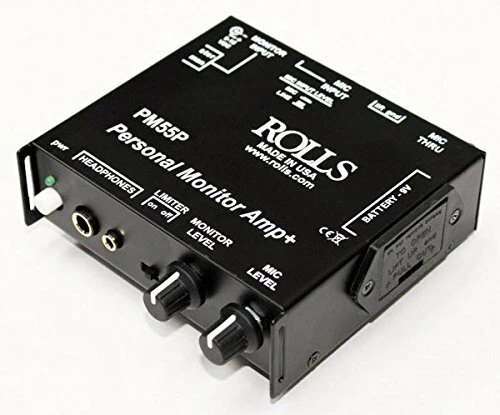 Rolls PM55P Stereo Personal Monitor Amplifier with Optical Limiter - Image 1 of 1