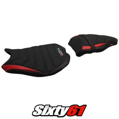 Capa de assento Ducati 1098 Tappezzeria 2007-2010 2011 2012 2013 Ultragrip vermelha preta - Imagem 1 de 4