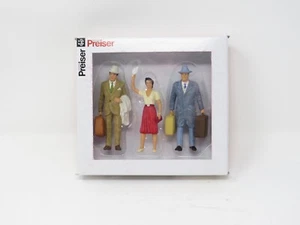 Preiser G 45034 Standing Passengers Train Station Pedestrians People Figure Set - Picture 1 of 6