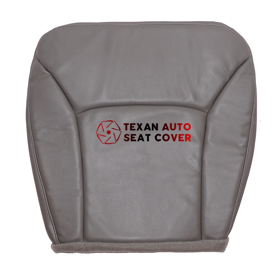 2004, 2005 Ford E150 E250 E350 Econoline Van Driver Bottom Vinyl Seat Cover Gray - Image 1 of 4