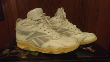 Vintage 1992 Reebok "Above the Rim" White / Grey Leather Basketball Shoe - M3