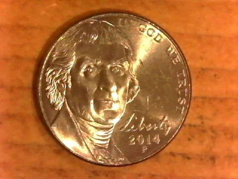 2014 P Jefferson Nickel # 2 Cover