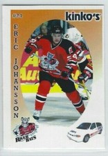 Eric Johansson 2003-04 Albany River Rats (AHL) Kinko's 