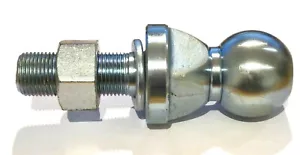 50mm TOW BALL WITH 70mm THREADED HITCH PIN - Picture 1 of 1