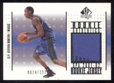 RA-SH Steven Hunter 2001-02 SP Authentic Rookie Jersey /1275 NBA BASKETBALL - Image 1 of 2