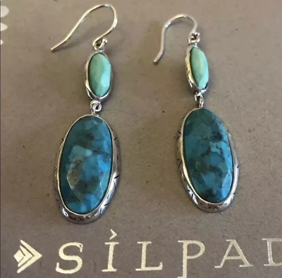 Silpada 925 Sterling Silver Make Memories Earrings W2939 CUTE - Image 1 of 4