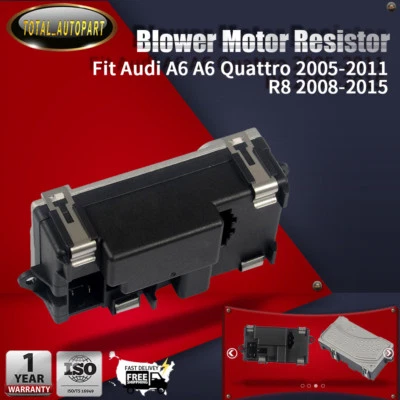 Nueva resistencia de motor soplador calentador climatización para Audi A6 2006-2011 A6 Quattro 2005-2011 Foto 1 de 4