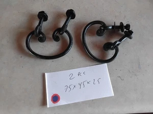 vintage metal cabinet knob handle-  75x45x25mm   lot of  2 - Bild 1 von 3