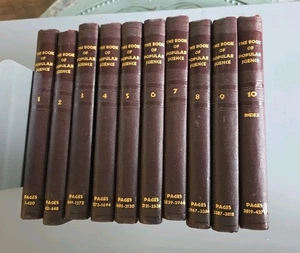 The Book of Popular Science FULL 10 Volume Set [1955]  Vintage [Pages 1 to 4274] - Picture 1 of 6