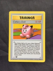 Pokemon Karten: Base Set 1. Edition Rare: Clefairy Doll 70/102 - Bild 1 von 10