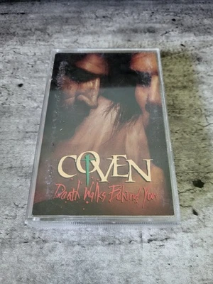 Coven: Death Walks Behind You Cassette Tape 1989 RARE Tested - Image 1 of 4
