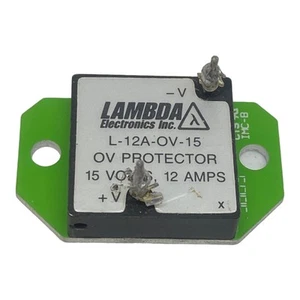 L-12A-OV-15 Lambda OV Voltage Protector 12A/15V Used - Picture 1 of 1