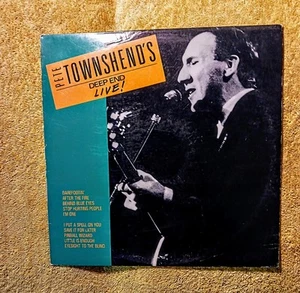 PETE TOWNSHEND DEEP END LIVE LP 1990 ATCO RECORDS ALBUM VINYL V,VG+ C,vg+ - Imagen 1 de 4