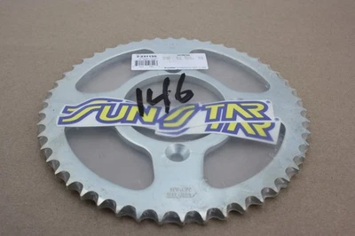 RODA DENTADA TRASEIRA DE AÇO SUNSTAR 44T 520 PARA HONDA TLR200 REFLEX FEITA NO JAPÃO - Imagem 1 de 4