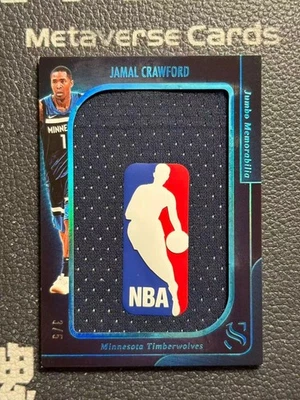 Parche Jumbo Panini Silhouette 2024-25 Logoman Platinum 3/5 Jamal Crawford Foto 1 de 2