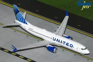 United Airlines Boeing 737 MAX 8 Gemini Jets G2UAL1255 Scale 1:200 IN STOCK - Picture 1 of 1