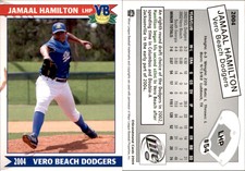 Jamaal Hamilton 2004 Grandstand Vero Beach Dodgers #NNO Card *AutographDen*