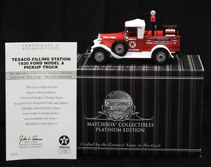 Matchbox 30 1930 Ford Model A Pickup Truck Texaco Filling Station 92125 1:43 - Picture 1 of 6