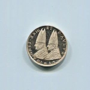 FANTASTIC JOHN XXIII & PAUL VI CONCILIO VATICANO II CLAUSO SILVER MEDAL, ND - Picture 1 of 2