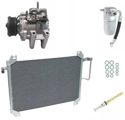 Kit de compressor CA RYC Reman com condensador DH49A compatível com GMC Envoy XL 4.2L 2004 - Imagem 1 de 4